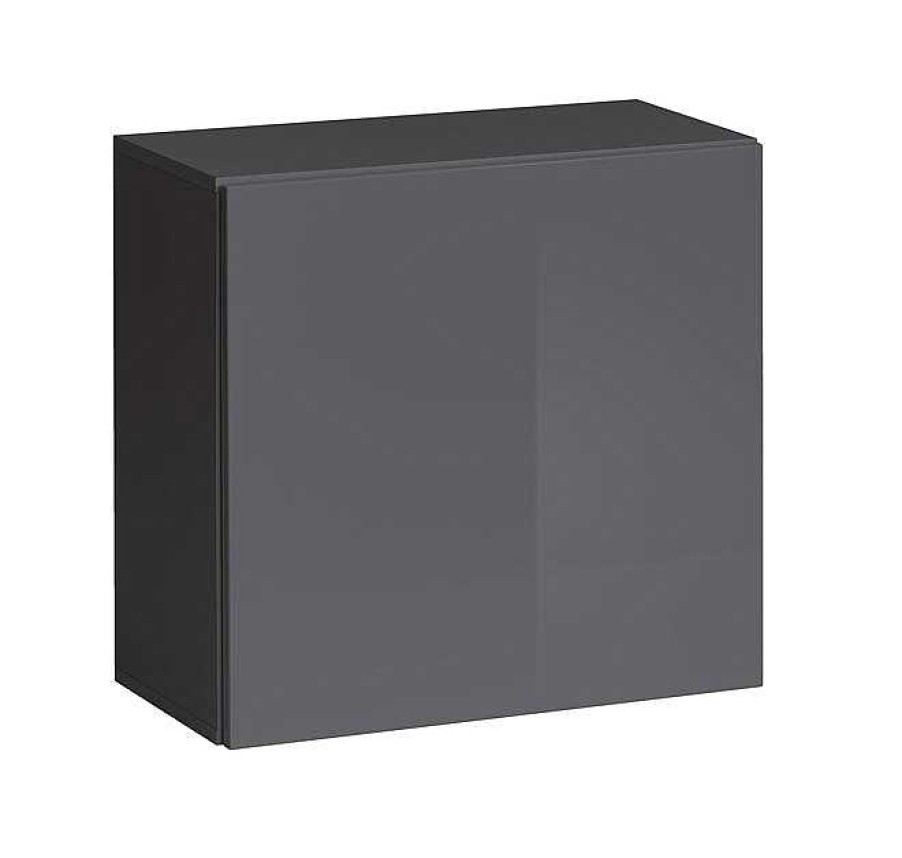 Salones Modernos Muebles Bonitos | Armario Colgante Modelo Berit 60X60 En Color Gris