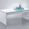 Salones Modernos Muebles Bonitos | Mesa De Centro Elevable Modelo Albaida En Color Blanco Brillo