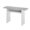 Salones Modernos Muebles Bonitos | Consola De Comedor Extensible Modelo Matera En Color Blanco Y Gris