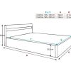 Dormitorios Muebles Bonitos Cama Canap Ades Blanco Con Colch N | Cama De Matrimonio Canap Ades En Color Blanco Con Colch N (180X200Cm)