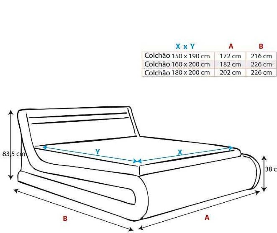 Dormitorios Muebles Bonitos Cama Canap Rodas En Color Negro | Cama De Matrimonio Con Canap Rodas En Color Negro (150X190Cm)