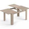 Salones Modernos Muebles Bonitos | Mesa De Comedor Extensible De 140 - 190 Cm Modelo Sagunto En Color Sonoma