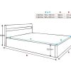 Dormitorios Muebles Bonitos Cama Canap Ades En Color Blanco | Cama De Matrimonio Canap Ades En Color Blanco (180X200Cm)