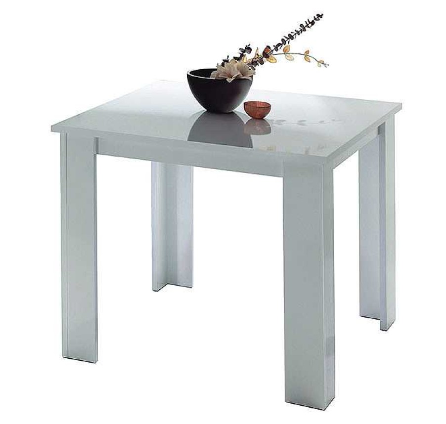 Salones Modernos Muebles Bonitos | Mesa De Comedor Extensible De 140 - 190 Cm Modelo Almenara En Color Blanco