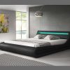 Dormitorios Muebles Bonitos Cama Canap Parisina En Color Negro | Cama De Matrimonio Con Canap Parisina En Color Negro (160X200Cm)