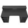 Dormitorios Muebles Bonitos | Mesa De Ordenador Gamer Modelo Star En Color Gris