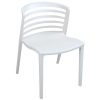 Muebles De Jard N Muebles Bonitos | Silla De Comedor Solano De Polipropileno Color Blanco