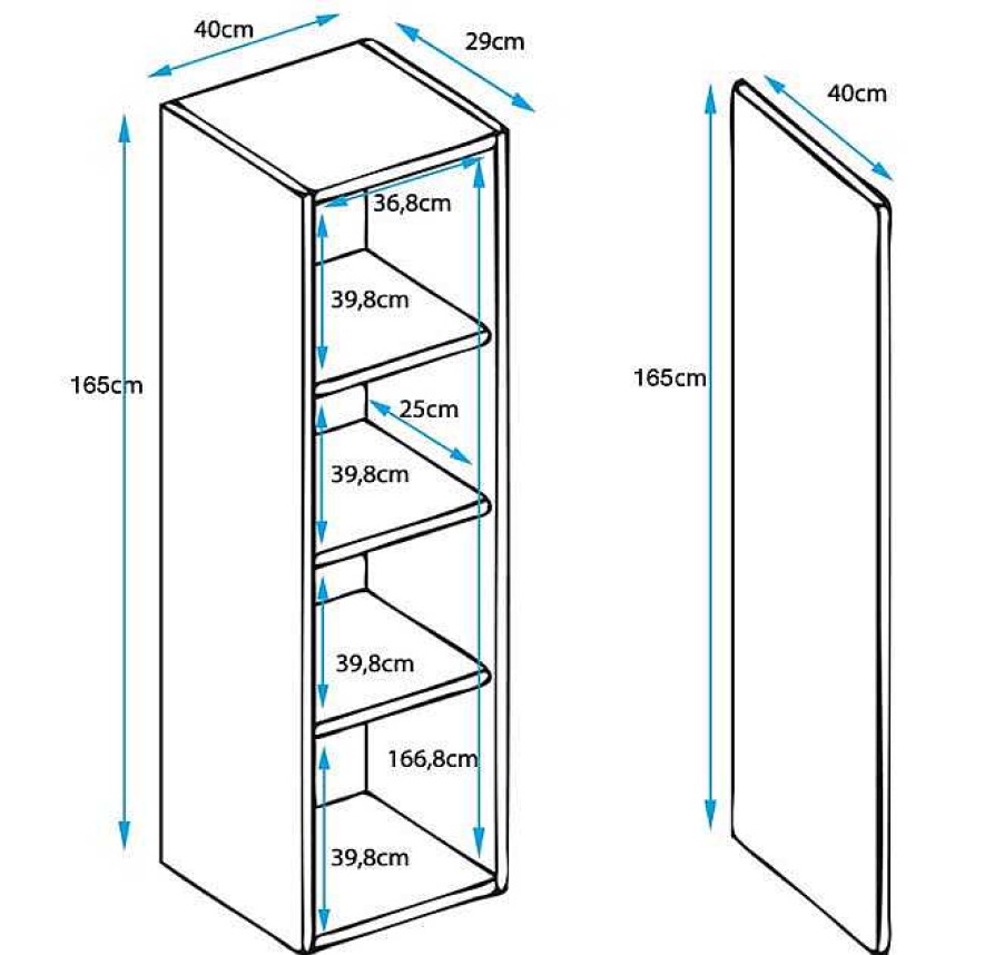 Salones Modernos Muebles Bonitos Muebles De Sal N Luke 7 En Varios Colores (2,6M) | Conjunto De Muebles Luke 7D Negro Y Blanco (2,6M)