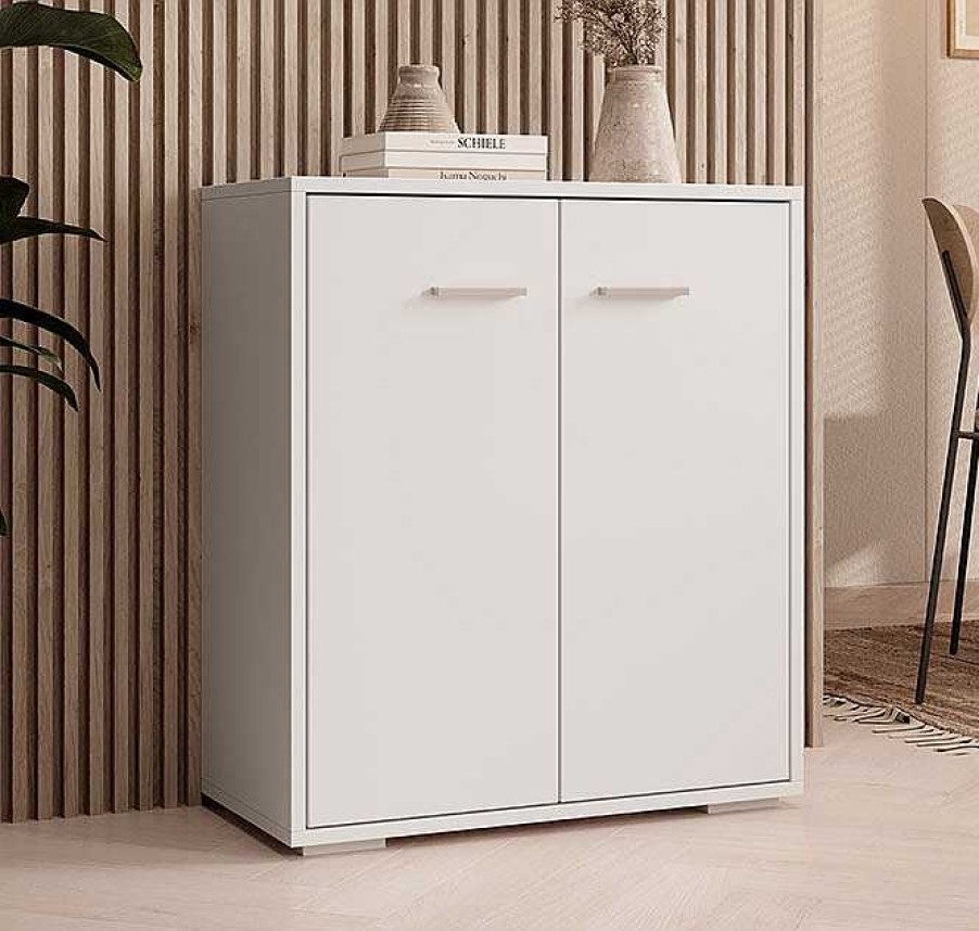 Salones Modernos Muebles Bonitos | Aparador Modelo Lander Color Blanco