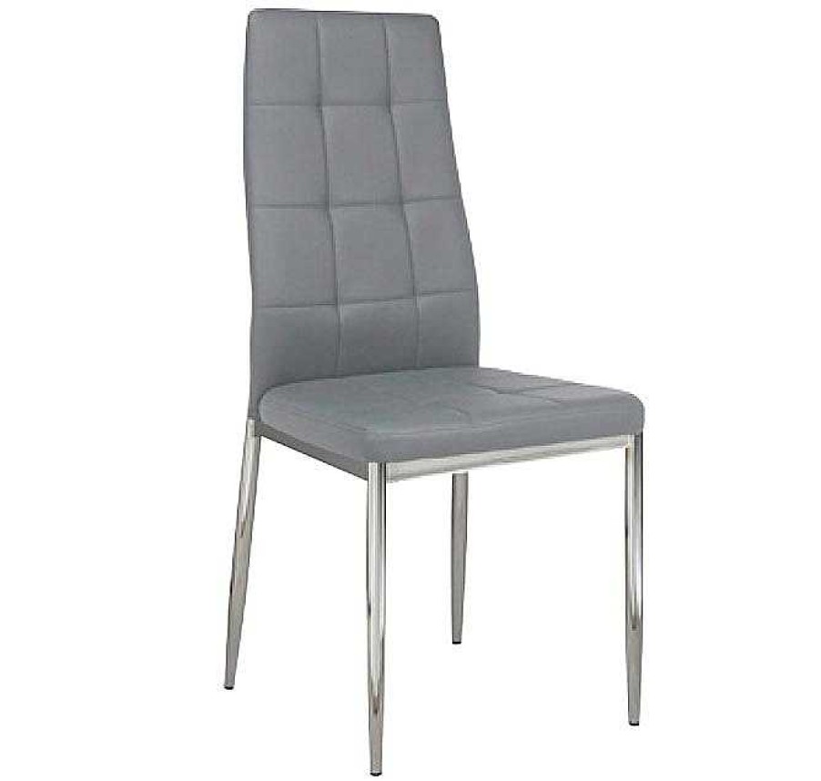 Salones Modernos Muebles Bonitos | Silla De Comedor Edria Color Gris Perla