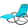 Muebles De Jard N Muebles Bonitos | Chaise Wave Laze Longue - Steel - True Turquoise